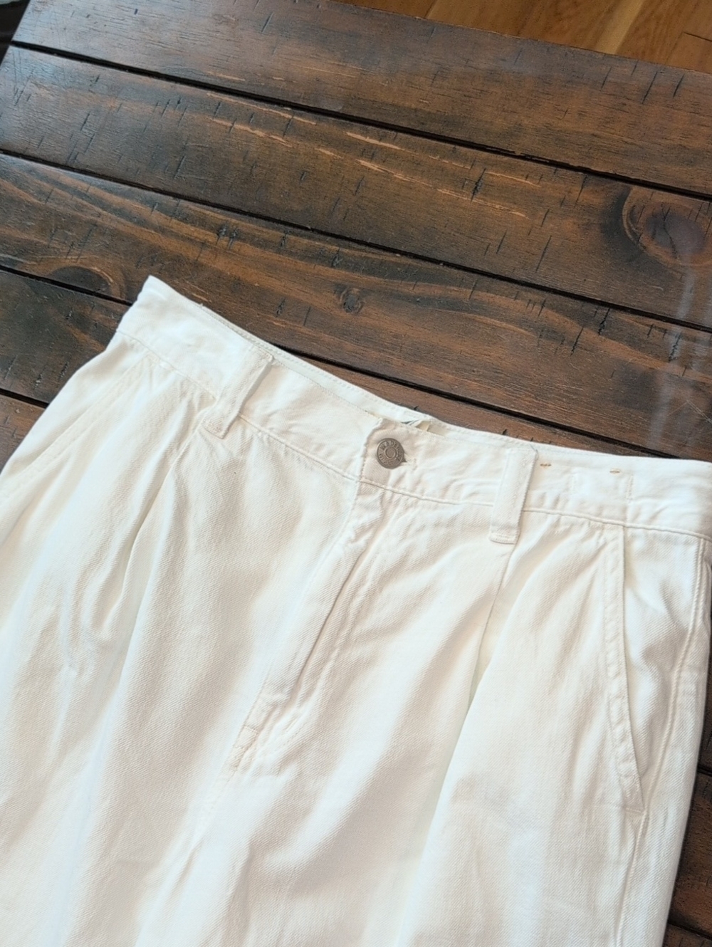 Madewell Harlow Wide Leg Jean Pleated Airy Denim - Picture 5 of 10